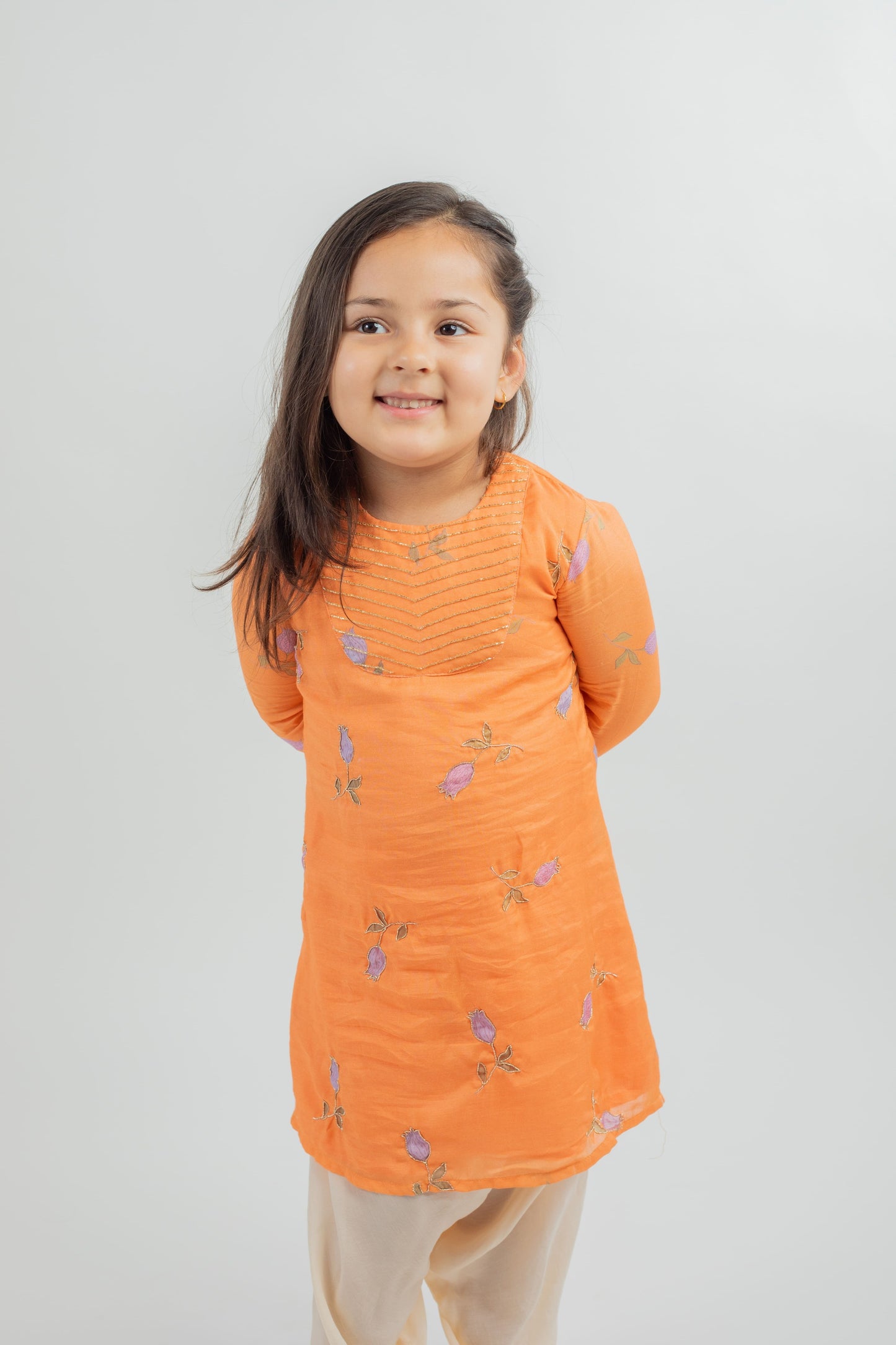 MUSLIN PRINTED KURTA SET -2 PC